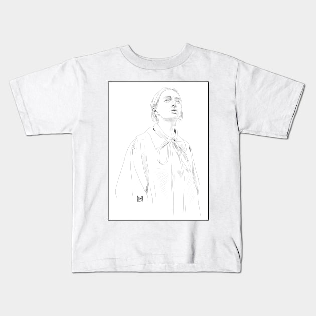 VILLANELLE SKETCH 1 Kids T-Shirt by IlandiART1504